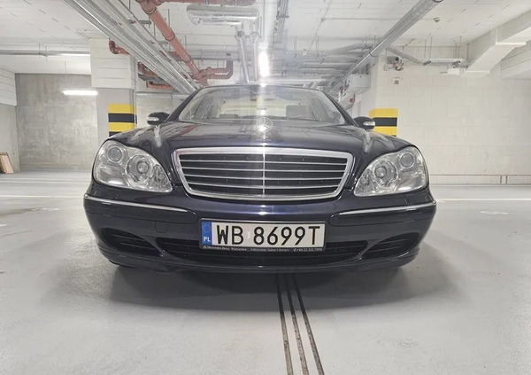 Mercedes-Benz Klasa S cena 70000 przebieg: 211000, rok produkcji 2004 z Warszawa małe 781